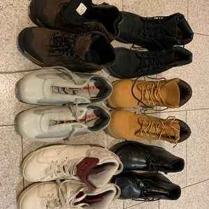 Timberland size 3
Jordan size 4.5
Prada size 35